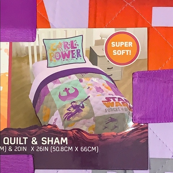 STAR WARS Quilt and Sham size 72in x 86in - Picture 2 of 11